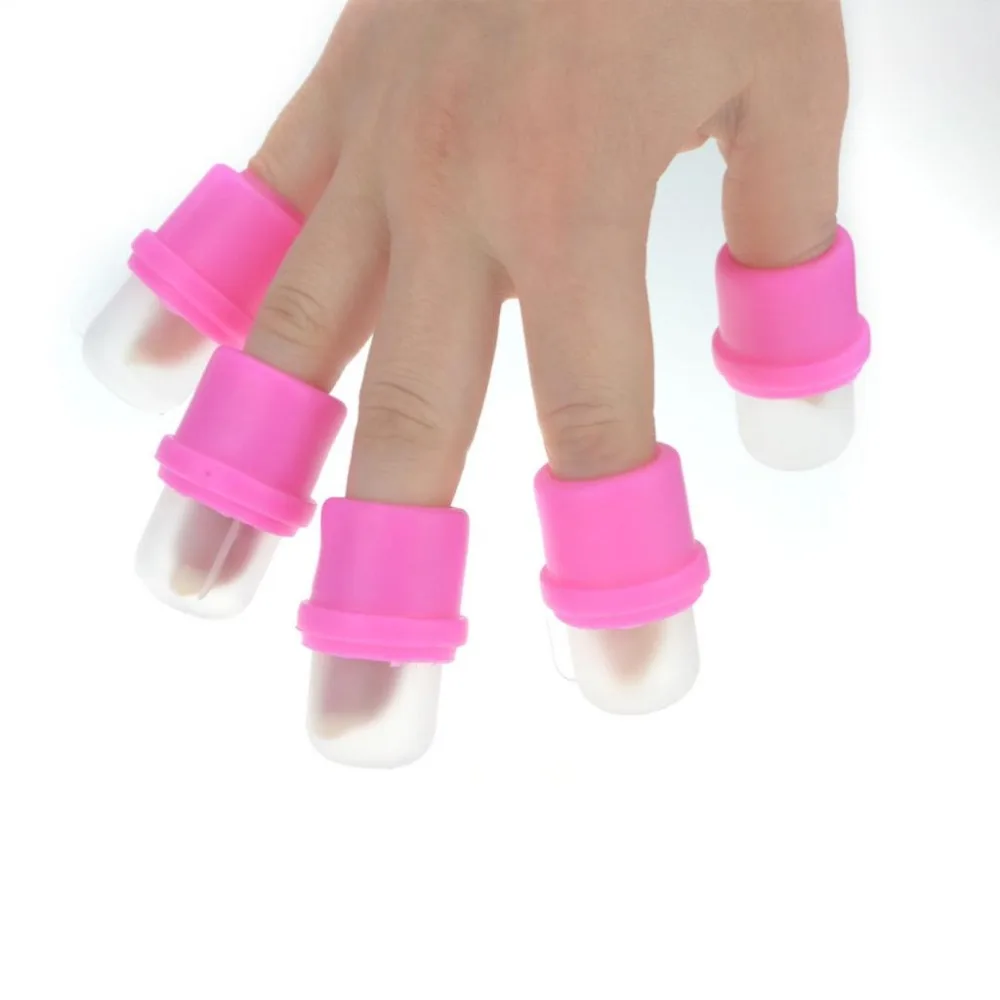10Pcs Lot Remover Gel Polish Nail Art Soakers UV Nail Degreaser For