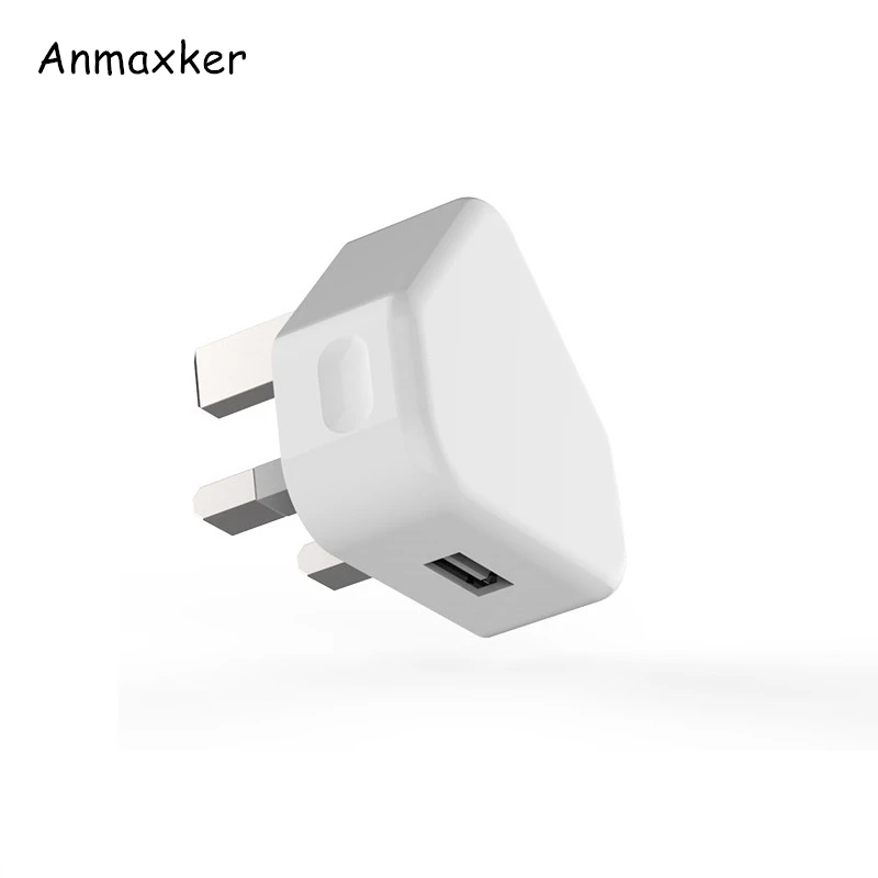 Штепсельная Вилка британского стандарта 5V1A портативное Сетевое зарядное