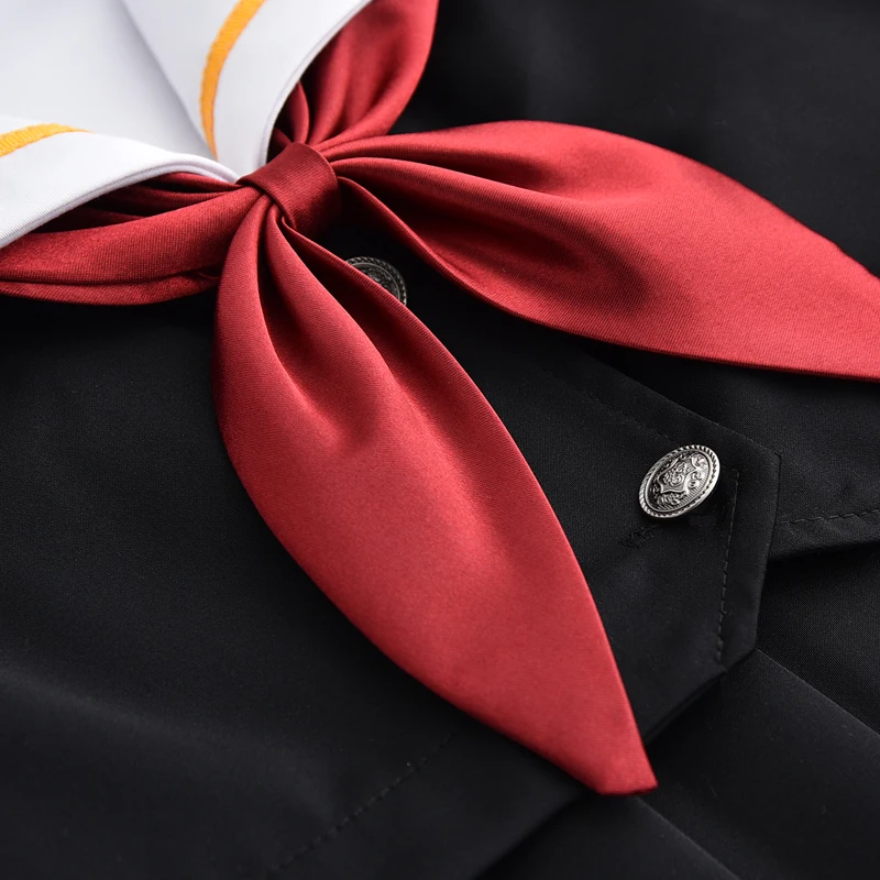 اليابانية زي مدرسي للفتيات بحار قمم + التعادل + تنورة البحرية نمط الطلاب الملابس ل فتاة زائد حجم الا المشجع الملابس