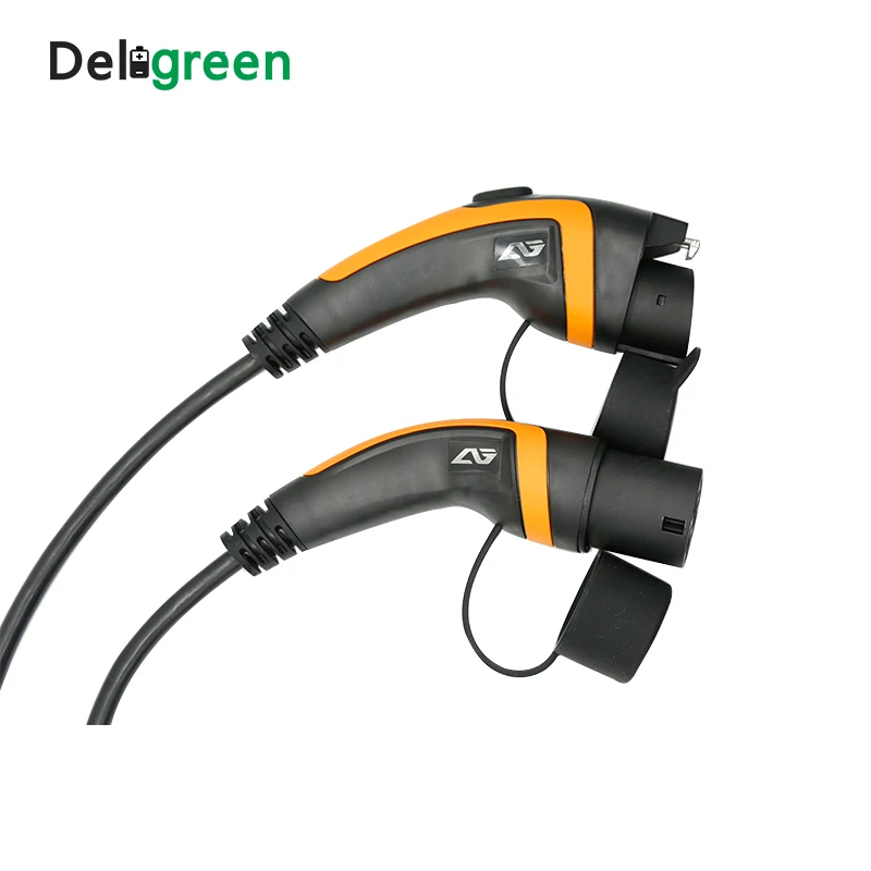 16A 32A Type 1 to Type 2 EV Cable J1772 to