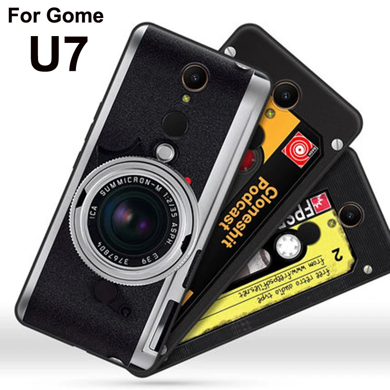 

For GOME U7 Case retro soft phone Case For GOME U7 U 7 Cover Protective Shell cover For GOMEU7 back casing fundas For GOME U7