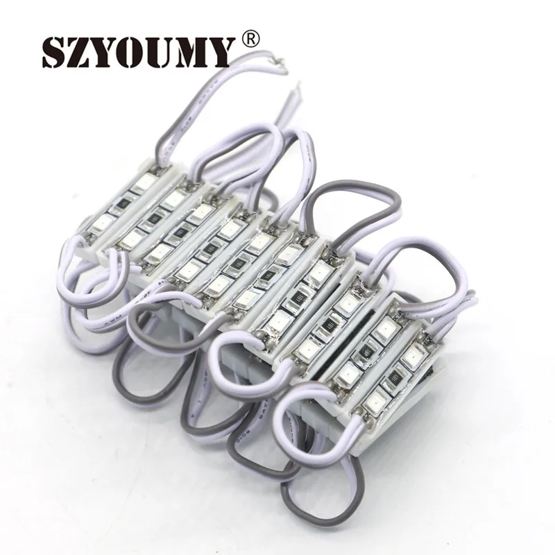 SZYOUMY 1000 pcs SMD 2835 2 светодиода модуль небольшого Размеры светодиодный модуль мини светодиодный модуль 2607 мм DC12V Водонепроницаемый IP65 для линия