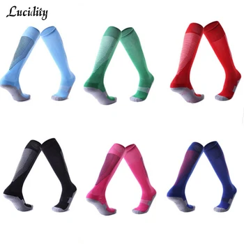 

Non-Slip Striped Socks Men Thick Towel Bottom Long Tube Socks Male Sweat-Absorbent Breathable Man Socks 1Pair/lot =2pieces