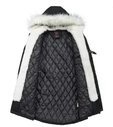 Зима новый стиль Горячая Распродажа Для мужчин парки утепленные doudoune homme камуфляж хлопчатобумажное пальто с капюшоном средней длины