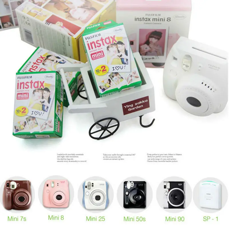 Всего 40 листов оригинальной пленки Fujifilm instax mini 3 дюйма широкая фотобумага Fuji для