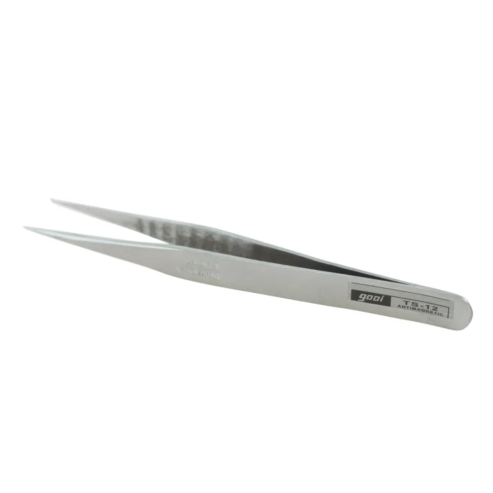 High Quality Professional Durable Precision Tweezers Set Stainless Steel Non Straight