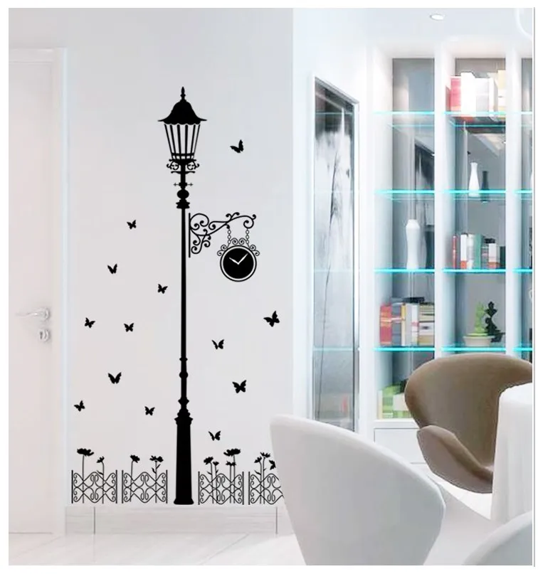 

Personality Corridor Lamp Background Porch Is Decorated Wall Stickers Household Paste Of Foreign Trade