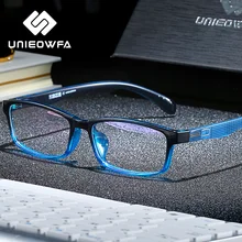 UNIEOWFA-Montura transparente de anteojos para hombre y mujer, gafas graduadas ópticas transparentes con montura TR90, para Miopía