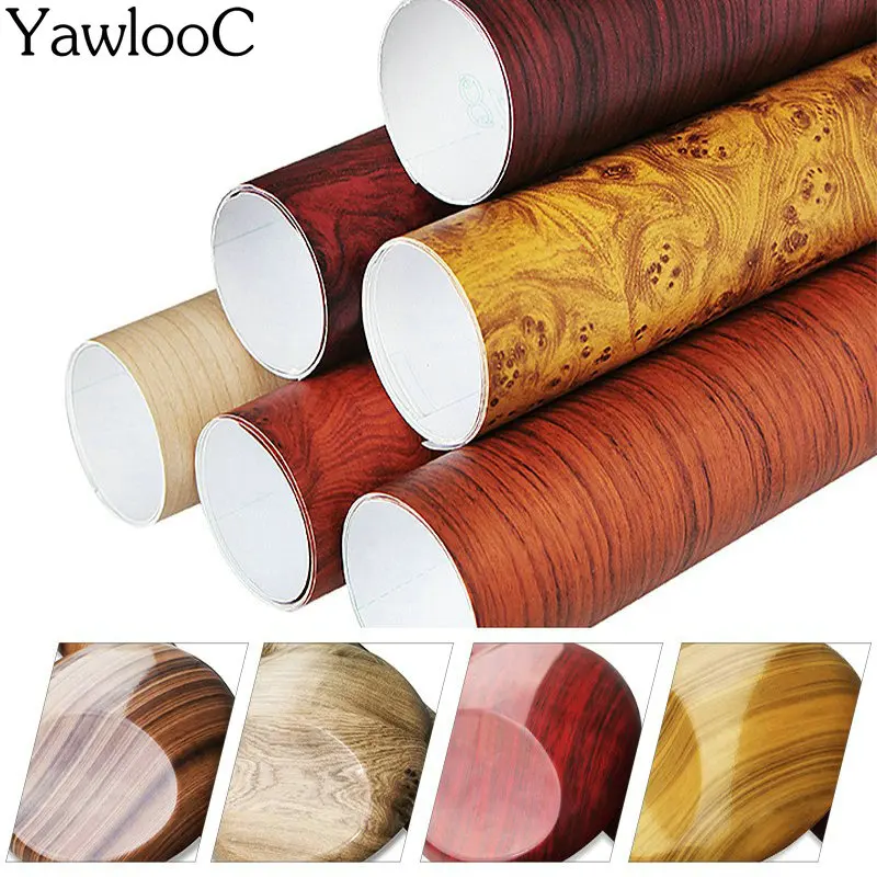 

Car Styling 30*200CM PVC Furniture Wood Grain Car Wrap Car Film Internal Stickers Waterproof Self-adhesive Car Sticker