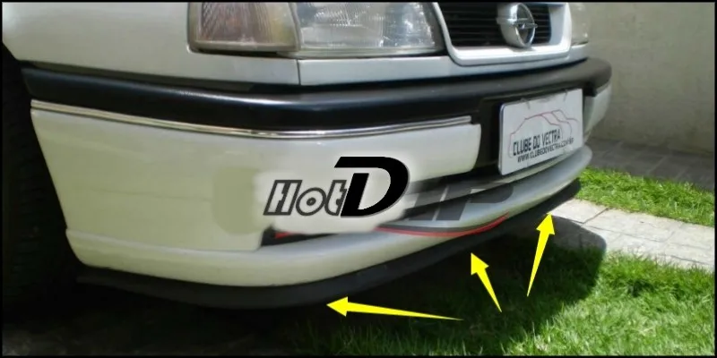 Bumper Lip Deflector Lips For Opel Sintra For Vauxhall Sintra Front Spoiler Skirt For Top Gear Friends Tuning  Body Kit Strip 4.4