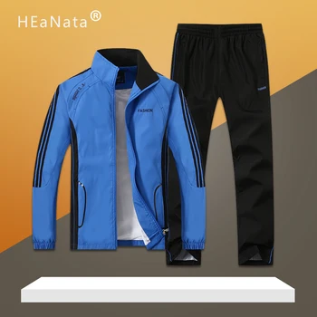 

New Men Sport Suits Gym Sets Autumn Sets Men Tracksuits Basketball Jogging Fitness Training Suits Male Sweatshirt+Sweatpant