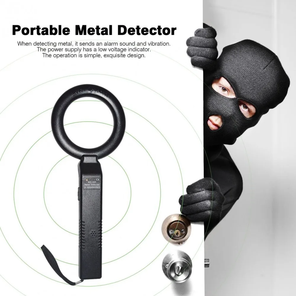 

Circle Type Portable Hand-held Metal Detectors Scanner With Alarm Sound And Vibration For Safeguard Security Checker