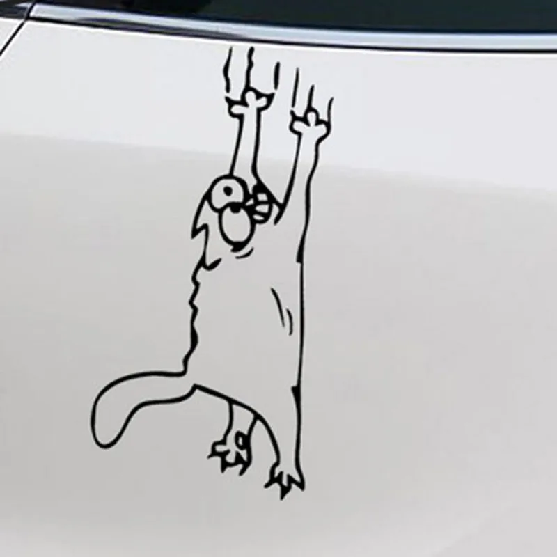 

20 * 8CM car accessories reflective personality fuel tank cap sticker cute cat claw marks sticker auto stickers car styling