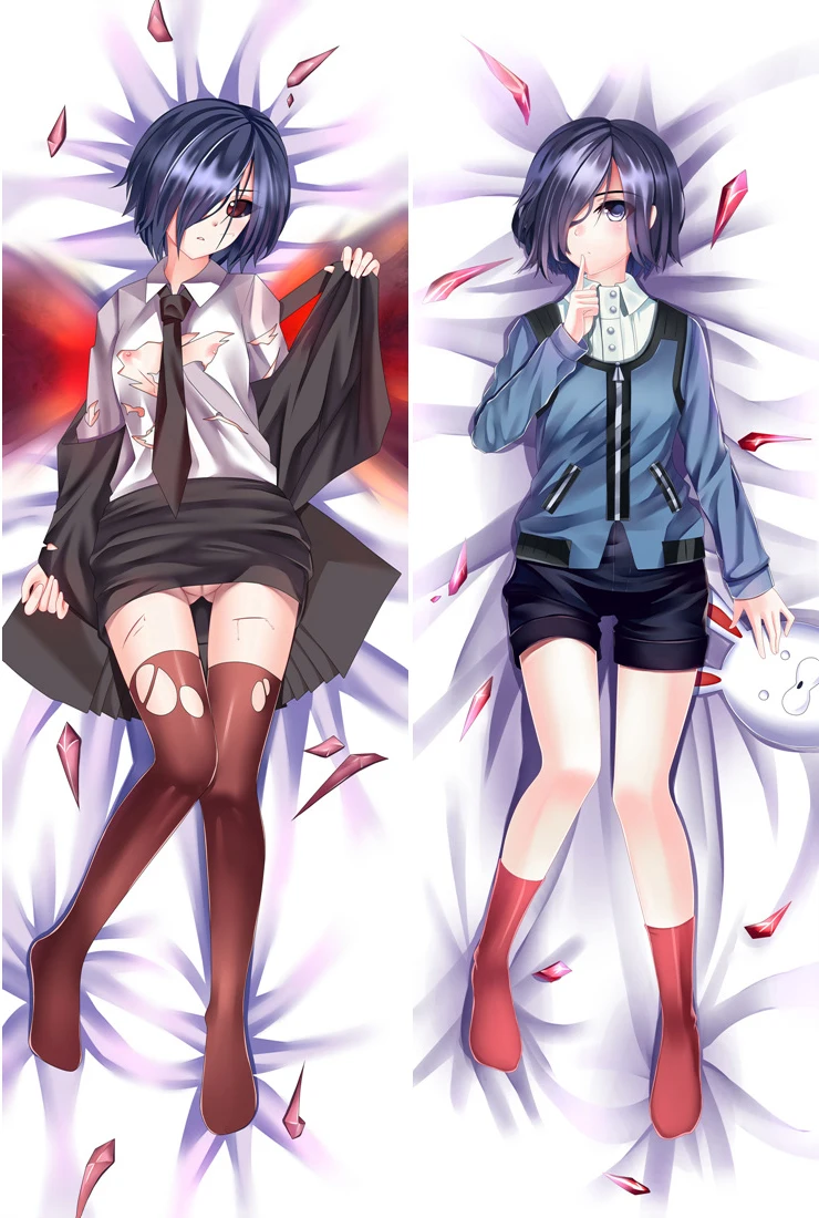 Милый наволочка с аниме для подушки Tokyo Ghoul Kirishima Touka декоративная обнимающая