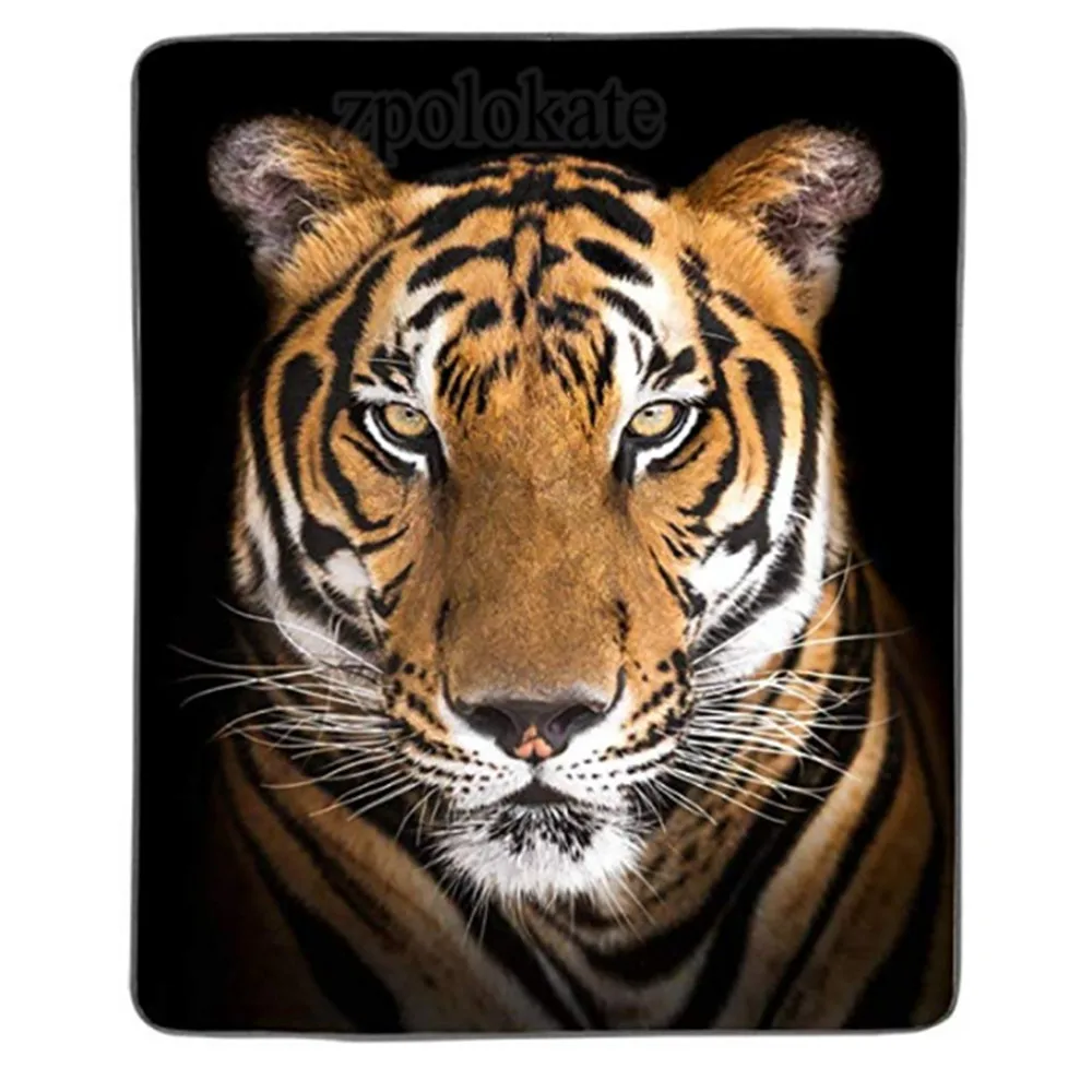 Siberian Tiger Pixel Blanket | Дом и сад