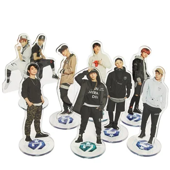 

1pc Hot Sale Got 7 Peripheral products Acrylic Standing Card Stationery Set