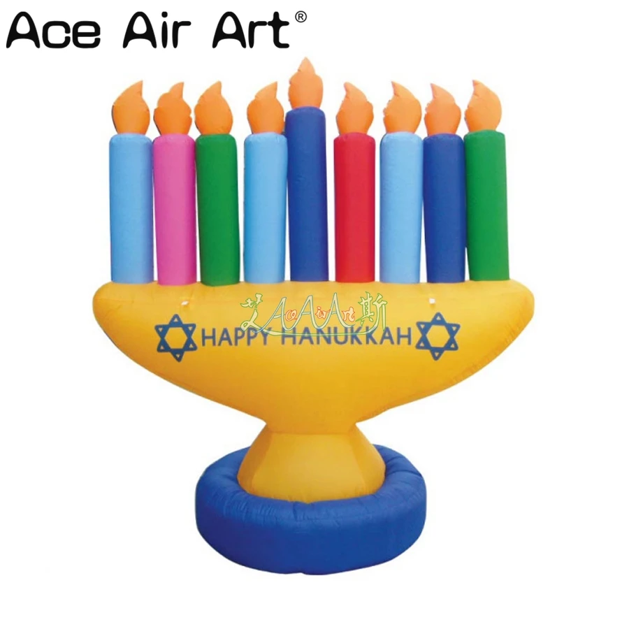  Giant Inflatable Hanukkah candle Decorations For Jews Holiday