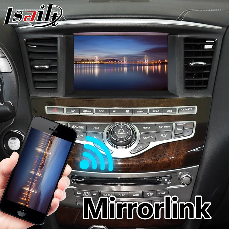 Lsailt Android gps навигационная коробка для Infiniti QX60/JX 2012-, с G Q70 QX50 QX70 QX80 и т. д. youtube waze YANDEX