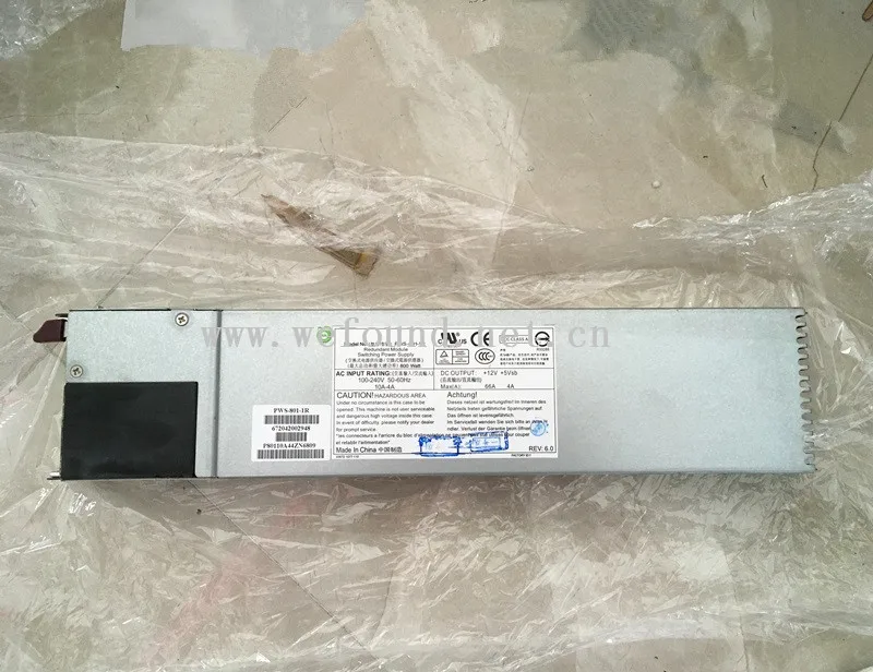 100% working Server power supply For PWS-801-1R 800W Fully tested