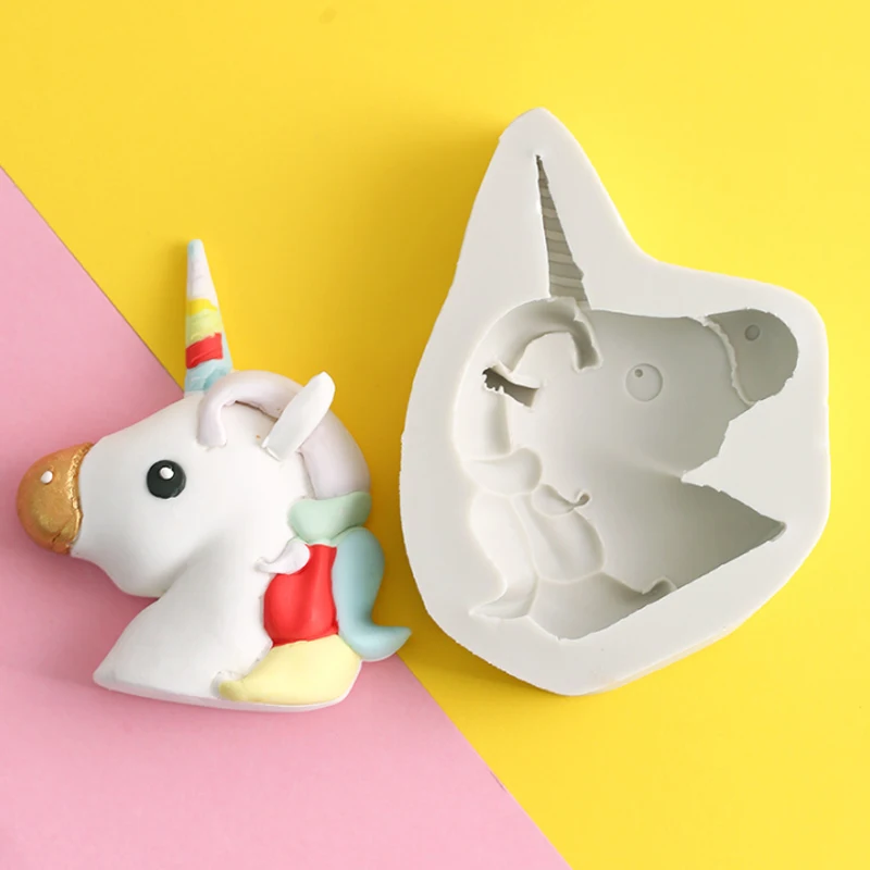 

Large Unicorn Silicone Mold Fondant Mould Cake Decorating Tool Chocolate, Gumpastes Mold, Sugarcraft ,Kitchen Gadgets