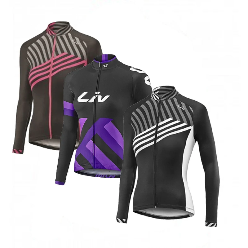 Abbigliamento ciclismo invernale 2018 LiV pro team женская зимняя теплая флисовая велосипедная | Майки для велоспорта -1000007296215