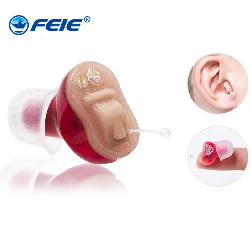 

Wireless Noise Reduction Digital Hearing Aid Programmable Ears S-12A Invisible Electronic Sound Amplifier Free Shipping