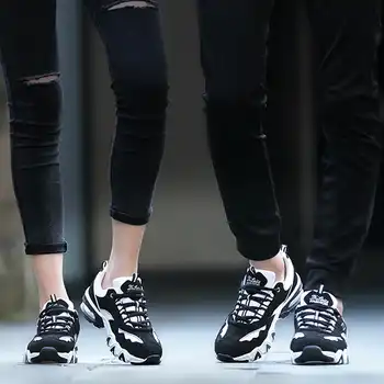 ONKE New Listing Hot Sales Spring And Autumn Warm Women Men Breathable Running Shoes Sneakers Lovers Athletic Sports Shoes