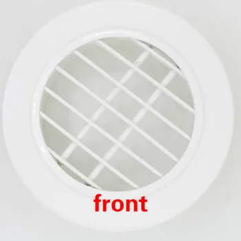 

100-250mm aluminum alloy Air Vent Grill Cover round Single layer louver windproof/rainproof louver