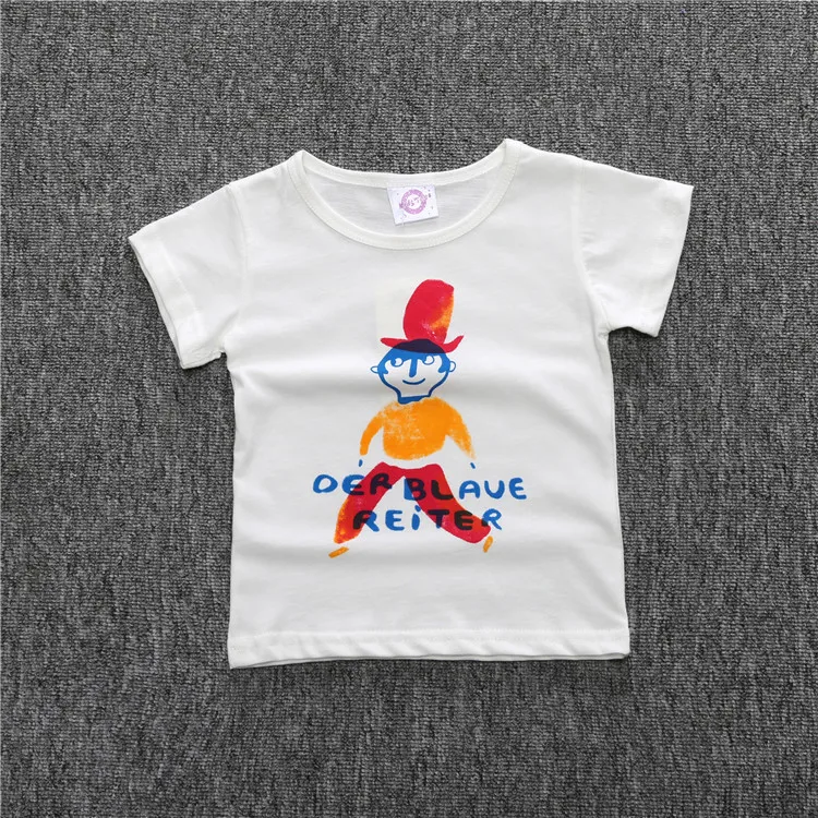 Новая модная футболка для маленьких мальчиков, детская одежда с принтом в виде листьев, Детская Хлопковая футболка с короткими рукавами для девочек, BC132