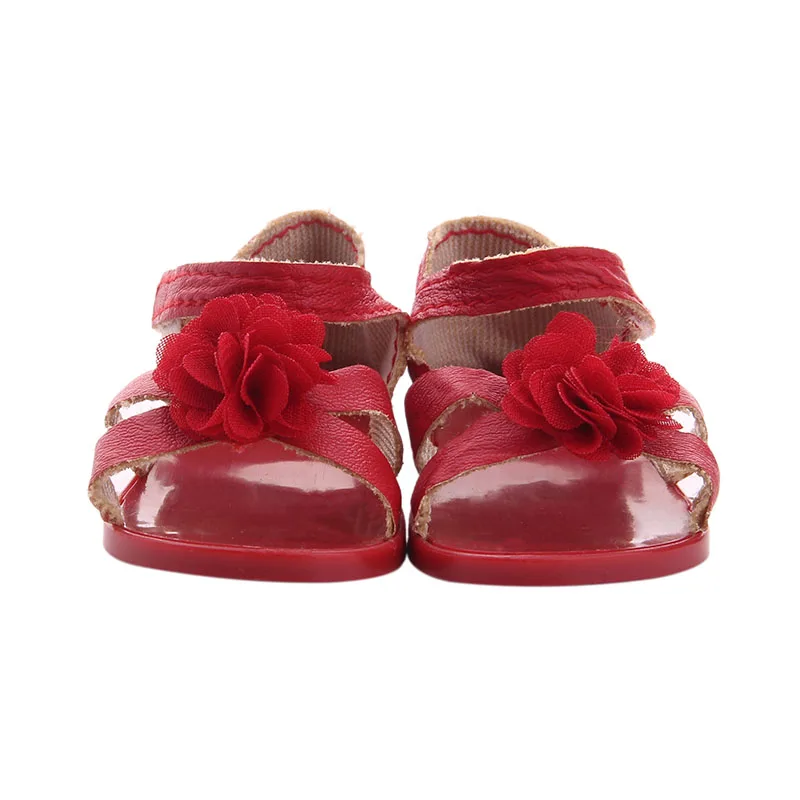 3 вида стилей Милые сандалии подходят 18 дюймов американский и 43 см Кукла одежда обувь аксессуары, игрушки девушки, поколение, подарок на день рождения