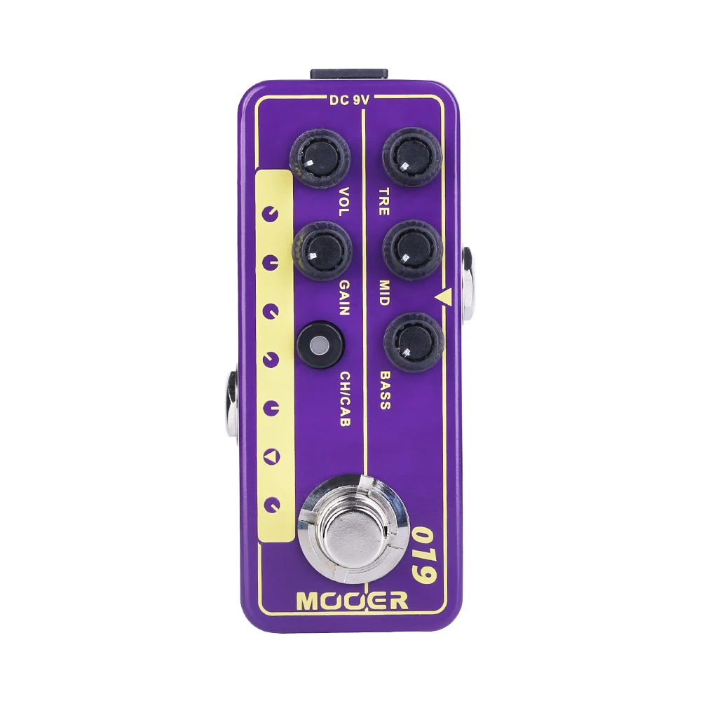 Электрогитара Mooer Preamp педаль эффектов с задержкой реверберации аксессуары