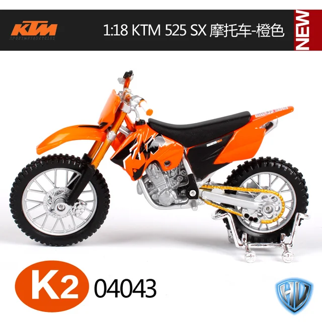 KTM 525 SX Motor Sepeda DIECAST MODEL 