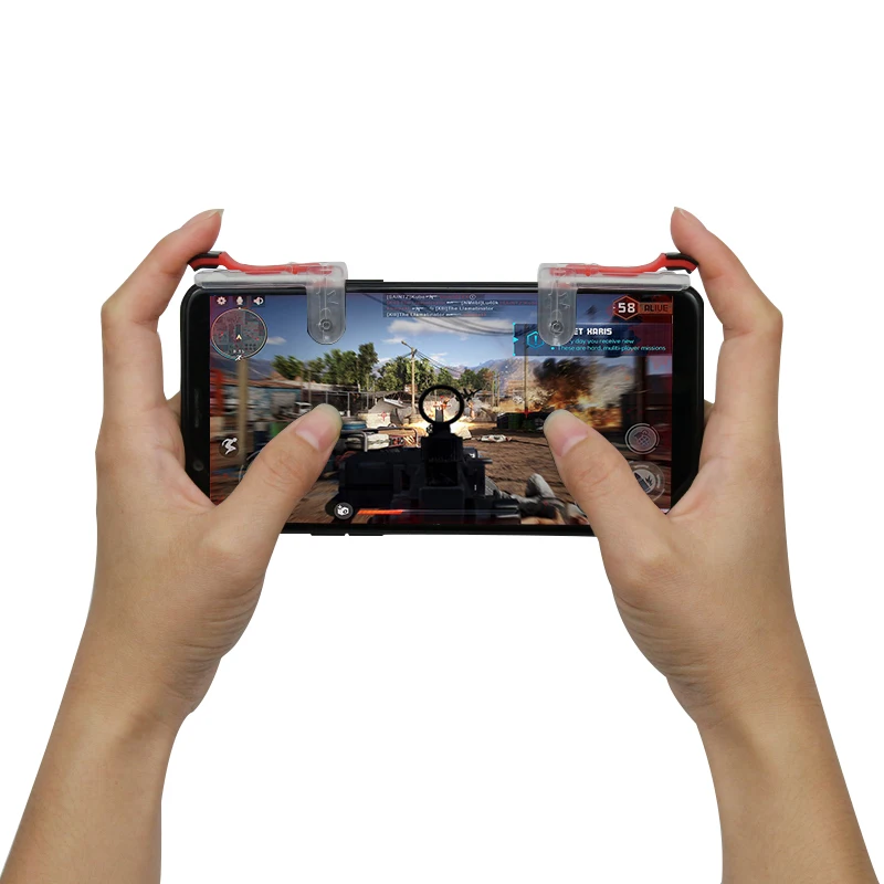 

Fire Button Gaming Trigger For PUBG Mobile Game L1R1 Shooter Controller For Android/Ios Smart Phone Aim Key For Iphone Xiaomi