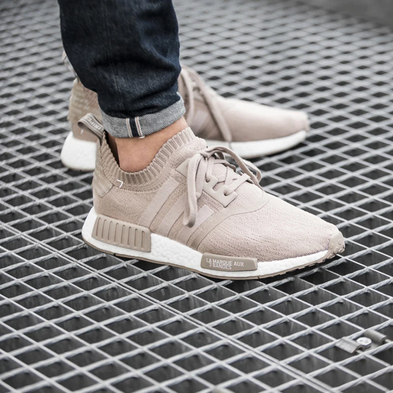 Adidas NMD R1 PK Cream Men and Women Running Shoes ,Khaki ,Shock Absorption Breathable Anti slip Wear Resistant S81848 Adidas NMD R1 PK Cream Men and Women Running Shoes ,Khaki ,Shock Absorption Breathable Anti slip Wear Resistant S81848