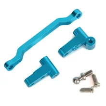 1Set Mounting Block for Wltoys 1 18 A949 A959 A969 A979 Metal Upgrade Steering Cylinder Mounting