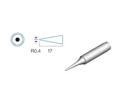 Круглый наконечник паяльник 0,4 мм PROSKIT для сварщиков HRV6153, HRV6154