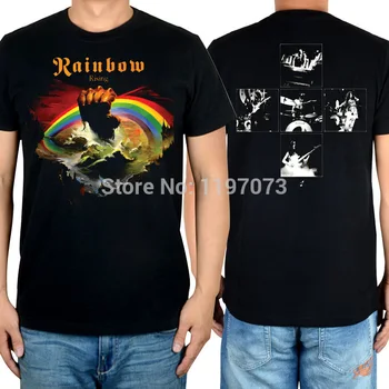 

Bloodhoof Rainbow hard rock cotton men's black T-Shirt Asian Size