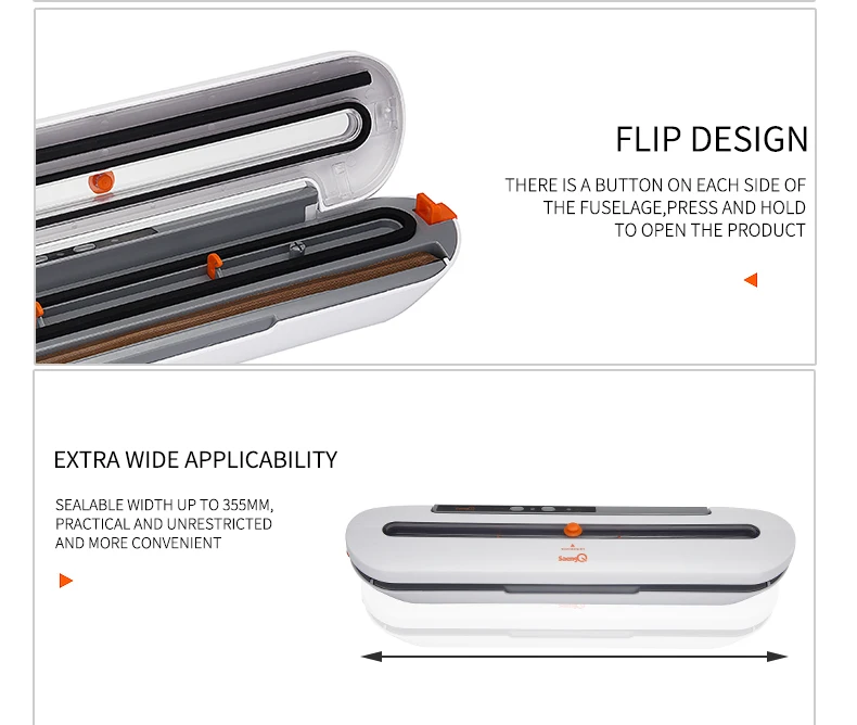 SaengQ Лучший Вакуумный пищевой герметик 220 В/110 В автоматический коммерческие бытовые пищевой вакуумный герметик упаковочная машина включает 15 шт. сумки