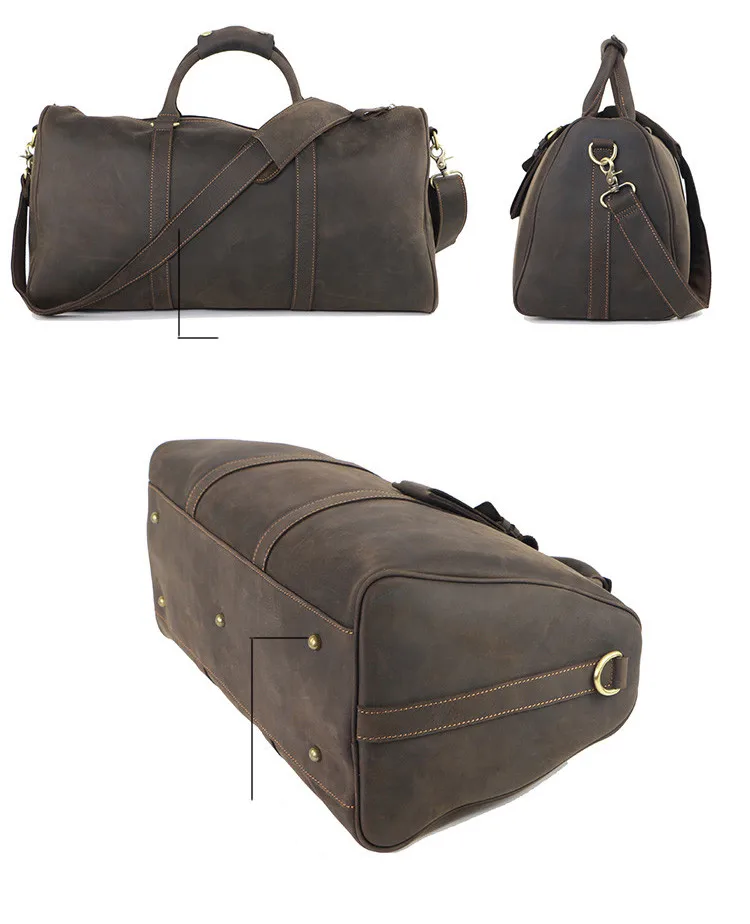 crazy horse leather men's travel bags (4)