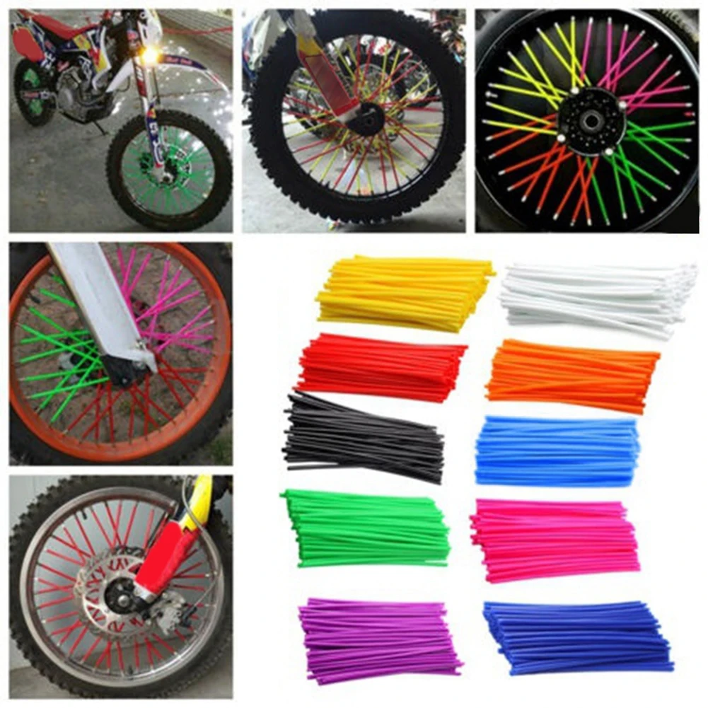 

36Pcs/Pack Motorcycle Bike Wheel Spoke Wraps Rims Skin Cover Protector Decor