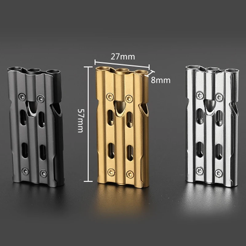 High Quality Three tubesHigh Decibel Food grade stainless steel Outdoor Emergency Survival Whistle Keychain Cheerleading High Quality Three tubesHigh Decibel Food grade stainless steel Outdoor Emergency Survival Whistle Keychain Cheerleading
