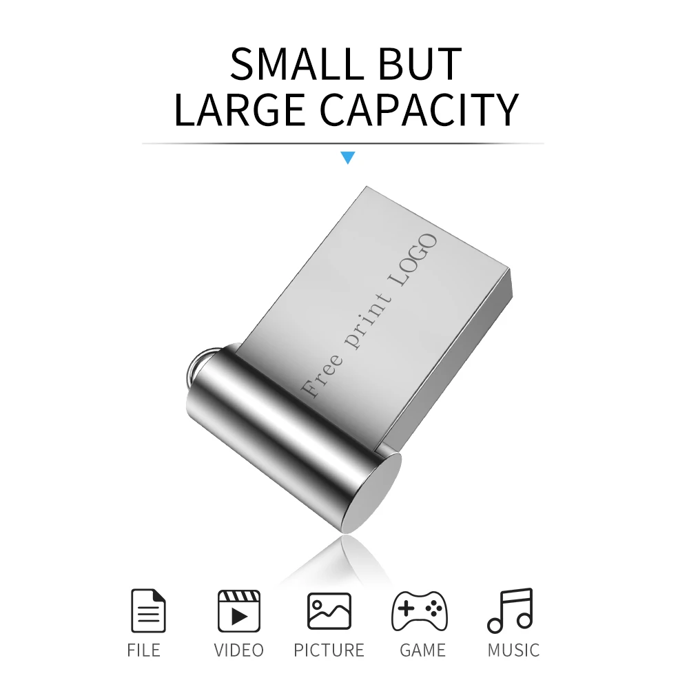 Super Mini Usb Flash Drive 32GB 16GB 64GB 128GB Pen Drive 4GB 8GB USB 3.0 Flash Memory Stick Metal Pendrive Waterproof Usb Stick (5)