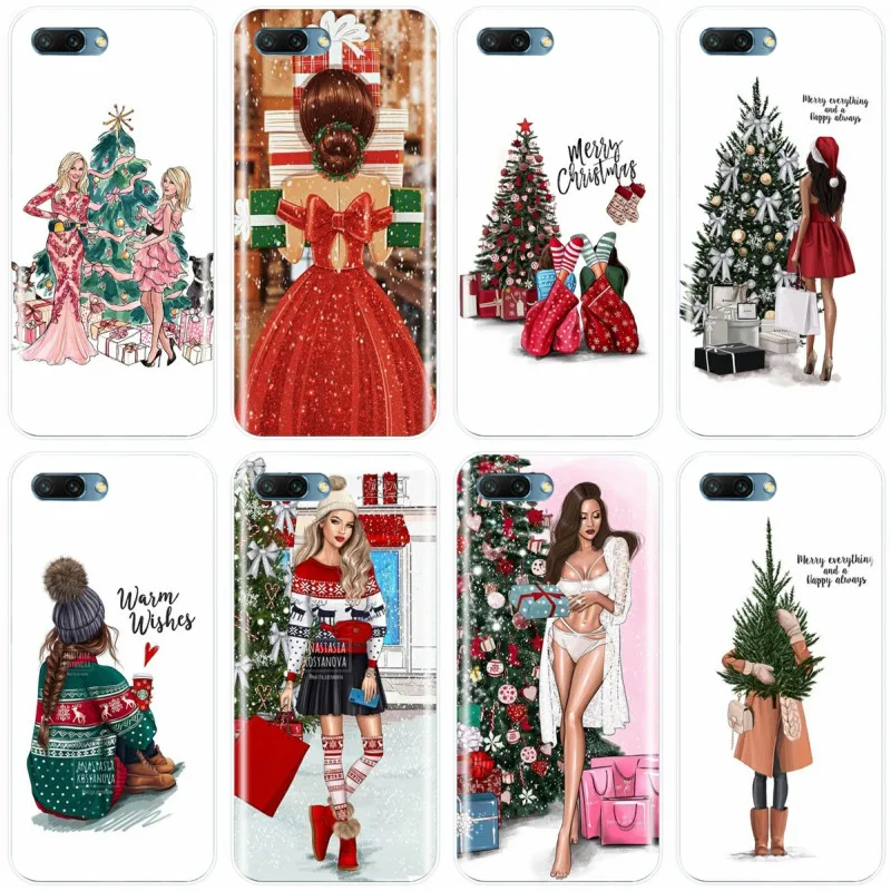 

Vogue Christmas girl Phone Case For Huawei MATE 7 8 9 10 20 pro MATE20 lite Honor 8 V8 8C 9 10 V10 NOTE10 Cover