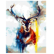 Алмазная картина с оленем, вышивка крестиком, полностью квадратные стразы, Алмазная мозаика, индивидуальная Алмазная вышивка, подарок, наклейки