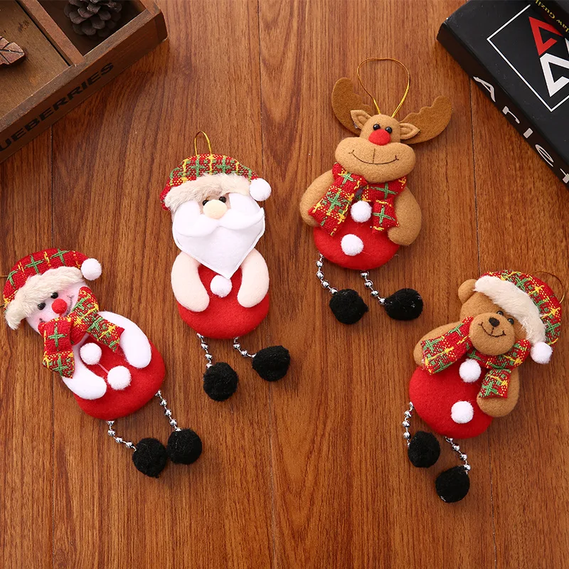 2019 Christmas Plush Angel Ornament Xmas Tree Hanging Decoration Pendant Gift