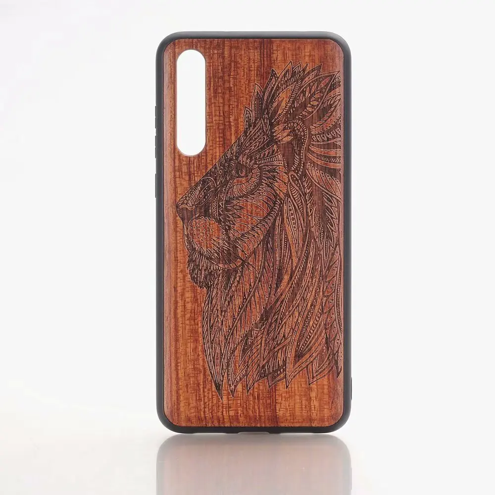 

For Huawei P20 P20 Pro Lite Nova 3e Case Wood Carving Wooden Case Cover for Huawei P20 20Pro 20Lite Soft TPU Bumper Funda Case