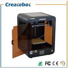 Latest Upgraded New Version Single Extruder Createbot Mini 3D Printer Machine with Advanced Touchscreen and Heatbed