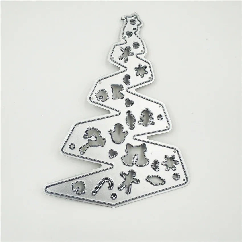 Dies Scrapbooking Nouveau Arrivage 2019 Carbon Steel Embossing DIY Christmas Trees Pendant Craft Stencil Bow die Troqueladora