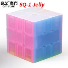 Qiyi Qifa SQ-1 магический куб Желе липкий MoFangGe MFG 3x3 желе квадратный-1(SQ1) скоростной куб игрушки для детей квадратный 1
