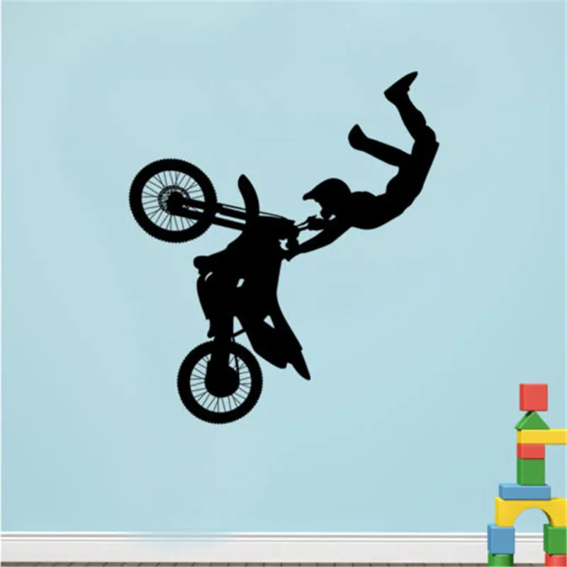 

AU STOCK Tribal Bike Motorcycle Wall Stickers Vinyl Decal Mural Art Room Decor C feel the art fascinating